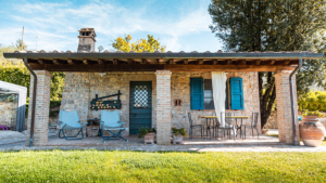 ferienhaus il nocino umbrien terrasse