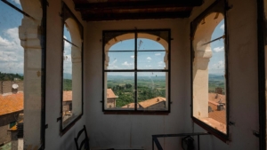 ferienhaus il palazzo sued toskana blick aus dem turm