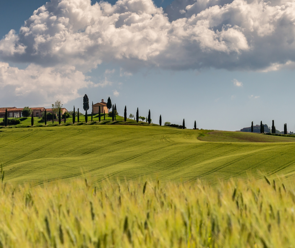 landschaft der toskana