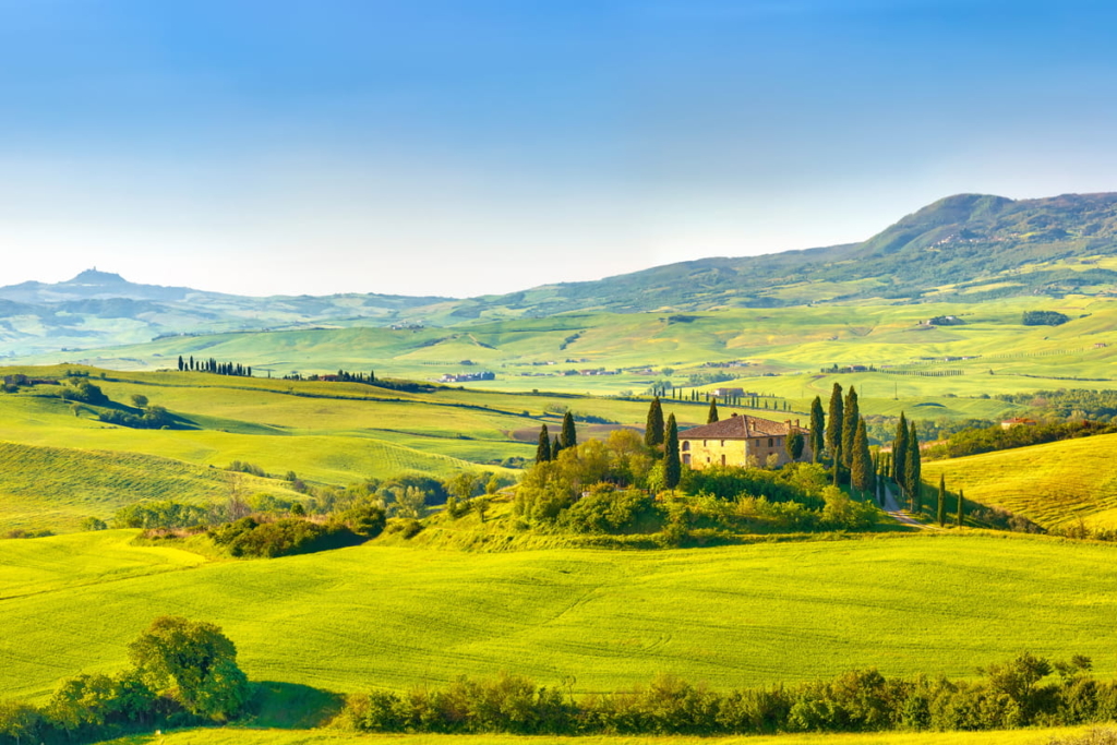 die maremma in der südlichen toskana