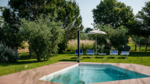 privater pool ferienhaus pitigliano toskana