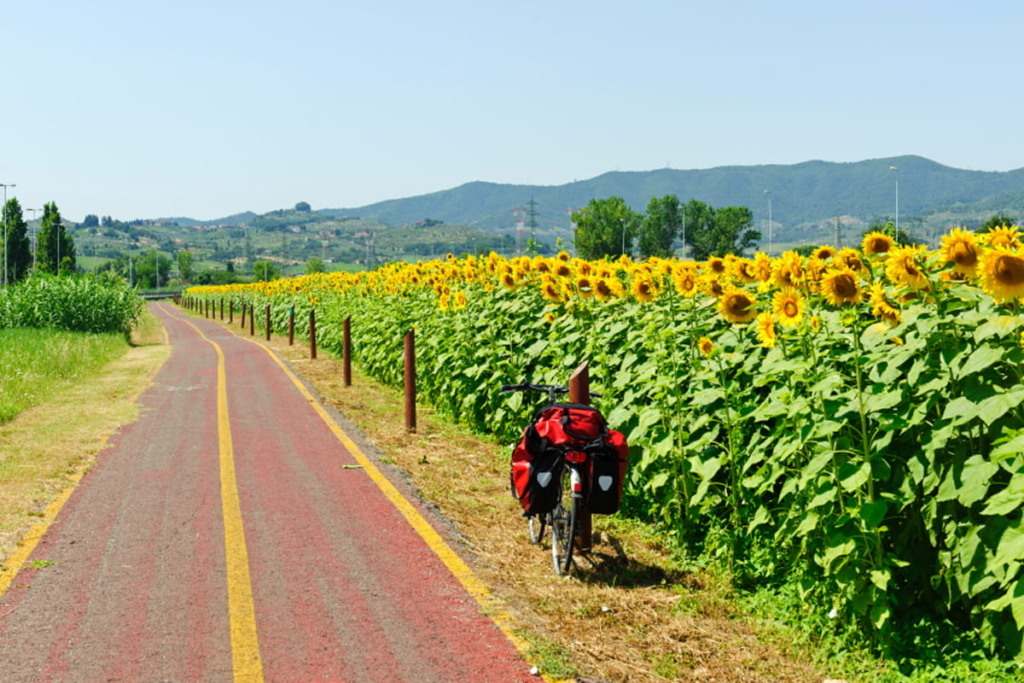 radfahren in der toskana