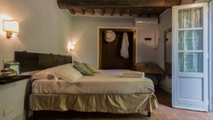 villa la capanna castioglion fiorentino toskana doppelbett