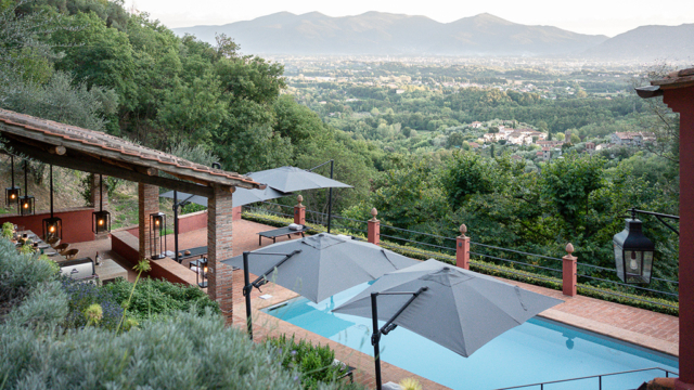 villa mit ausblick lucca privater pool